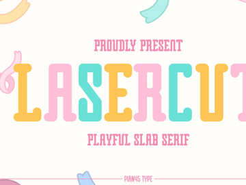 Lasercut - Playful Slab Serif preview picture