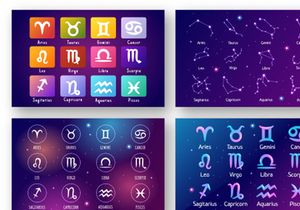 11 Zodiac Wheel Astrological Sign Illustration