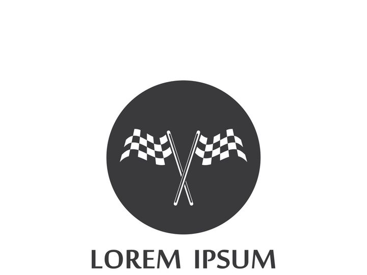 Race flag logo