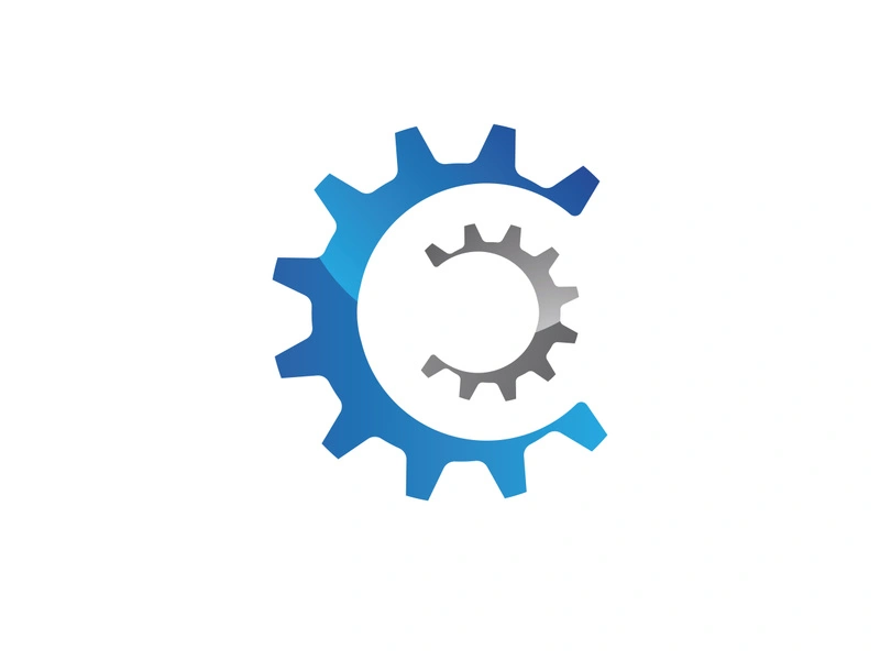 Gear icon logo vector
