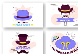 11 National Hat Day Illustration