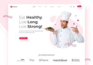 Vouwd - Landing Page for Healthy Food
