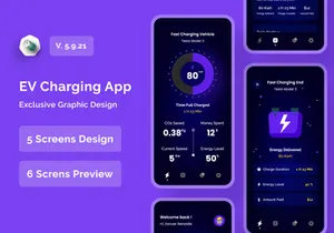 Electric Vehicles Charging App Design