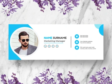 Corporate Email Signature Template Ver-12 preview picture