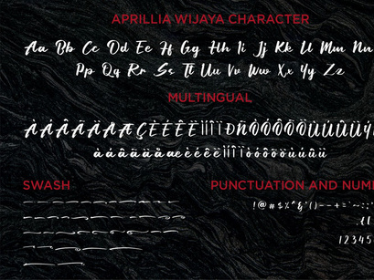 Aprillia Wijaya - Handmade Lettering Font