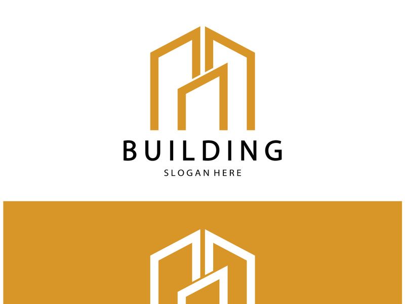 Building logo vector illustration design,Real Estate logo template, Logo symbol icon
