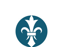 Fleur de lis vector icon design