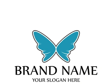 Butterfly logo design preview picture