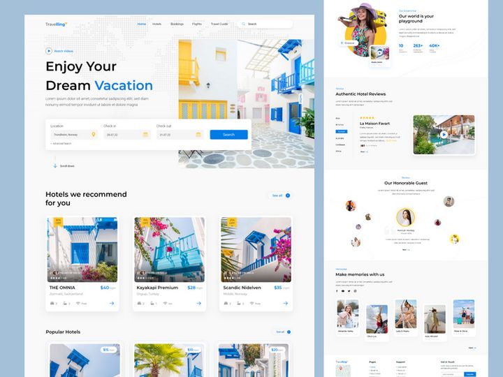 Hotel Booking Landing Page