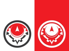 Compass logo template vector icon illustration design