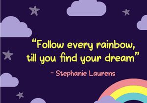 Drawing Rainbow - Playful Display