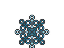 Molecule symbol logo template vector illustration design