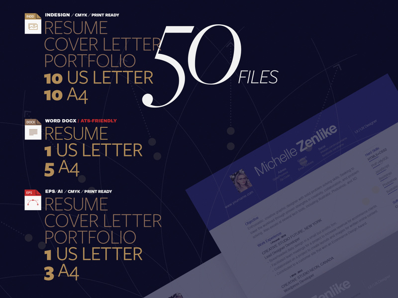 Resume Cover Letter Template Ats By Henrique Sadao Epicpxls