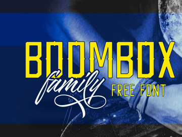 Boombox Family Font preview picture