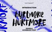 Hurtmore - Scribbles Font