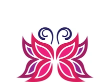 Beauty butterfly vector icon design