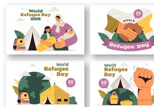 9 World Refugee Day Illustration