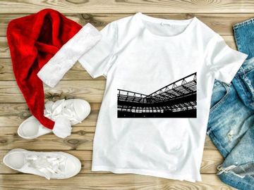 A black and white image of a large industrial building's roof structure preview picture