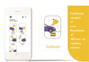 CARFix- car repairing app UI Kit