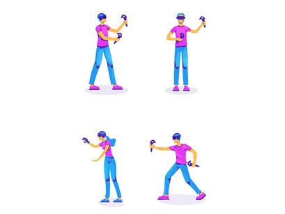 VR and AR Illustration Bundle