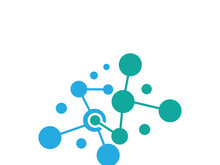 Neuron logo icon design template flat vector