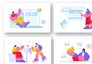 19 Email Service Illustration