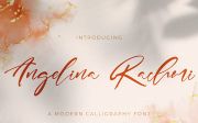 Angelina Rachmi - Calligraphy Script Font