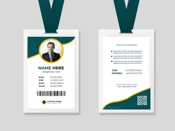 Corporate ID Card Template Ver-9 preview picture