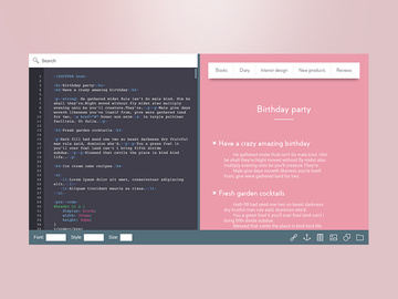 Webdesign Live Editor preview picture