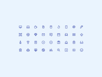 Tiny Insane Icons [SKETCH, AI[ preview picture