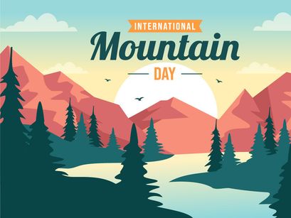 15 International Mountain Day Illustration