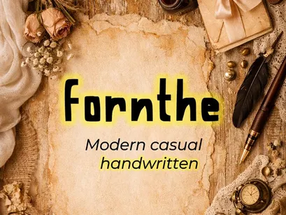 Fornthe – Modern Casual Handwritten Font - (TTF)