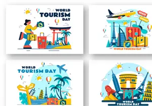 10 World Tourism Day Illustration