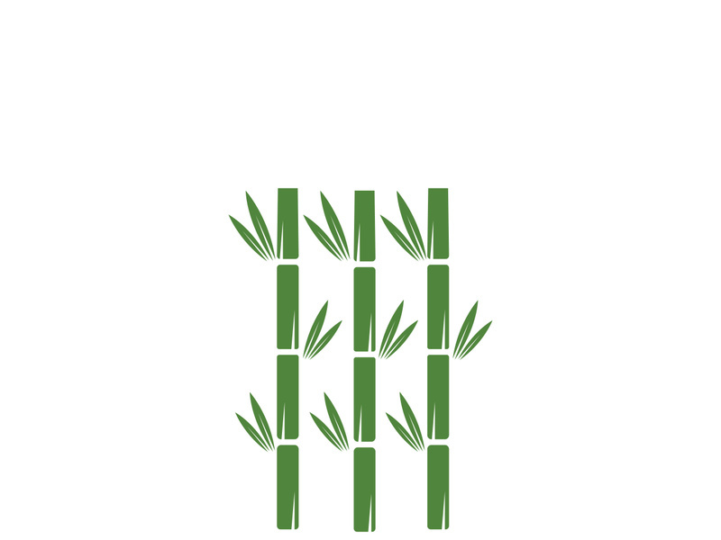 Bamboo Logo Template vector icon
