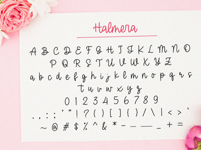 Halmera - Handwritten Font