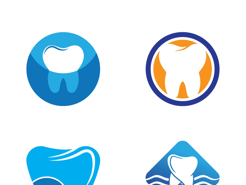 Dental logo template vector illustration icon design