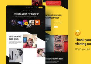Mirengaken - Music Landing Page