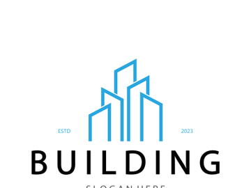 Building logo vector illustration design,Real Estate logo template, Logo symbol icon preview picture