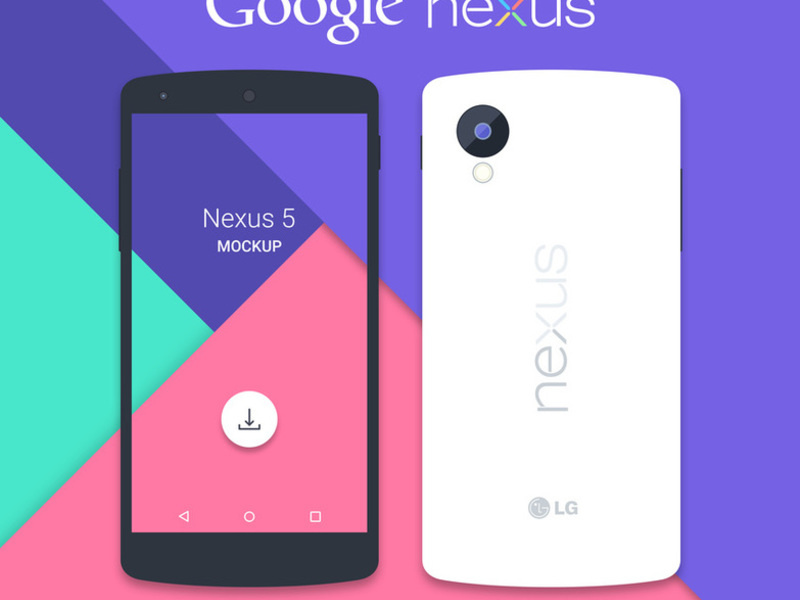 Google Nexus 5 Mockup
