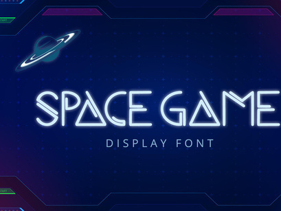 Space Game - Display Font