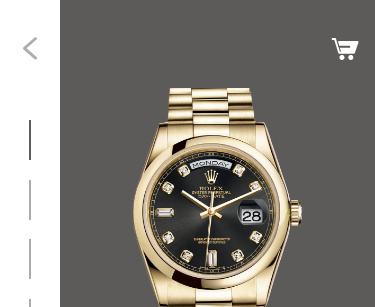 Rolex Watch App UI