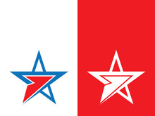 Star icon template vector illustration design