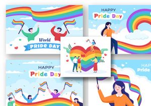 15 Happy Pride Month Day Illustration