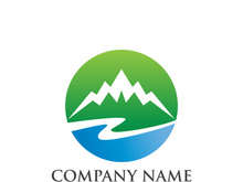 Mountain icon Logo Template Vector illustration design