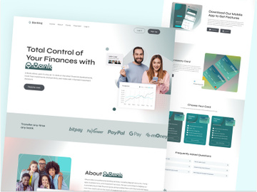 Finance Website Landing Page preview picture
