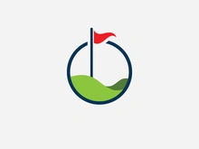 Golf logo vector icon stock illustration