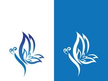 Beauty butterfly vector icon design