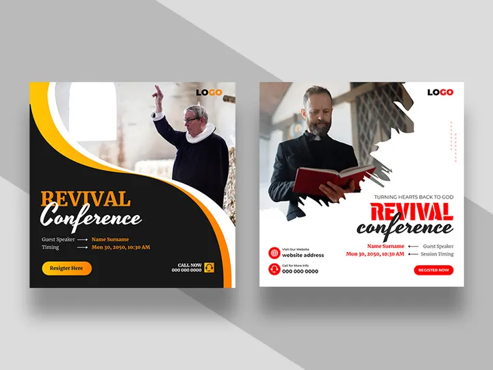 Revival Conference Service Instagram Post Ver-1