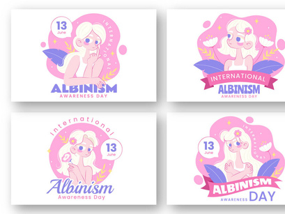 9 International Albinism Awareness Day Illustration