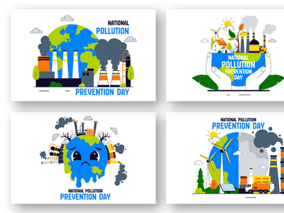 10 National Pollution Prevention Day Illustration